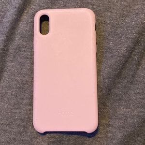 Pink Silicone iPhone X Case